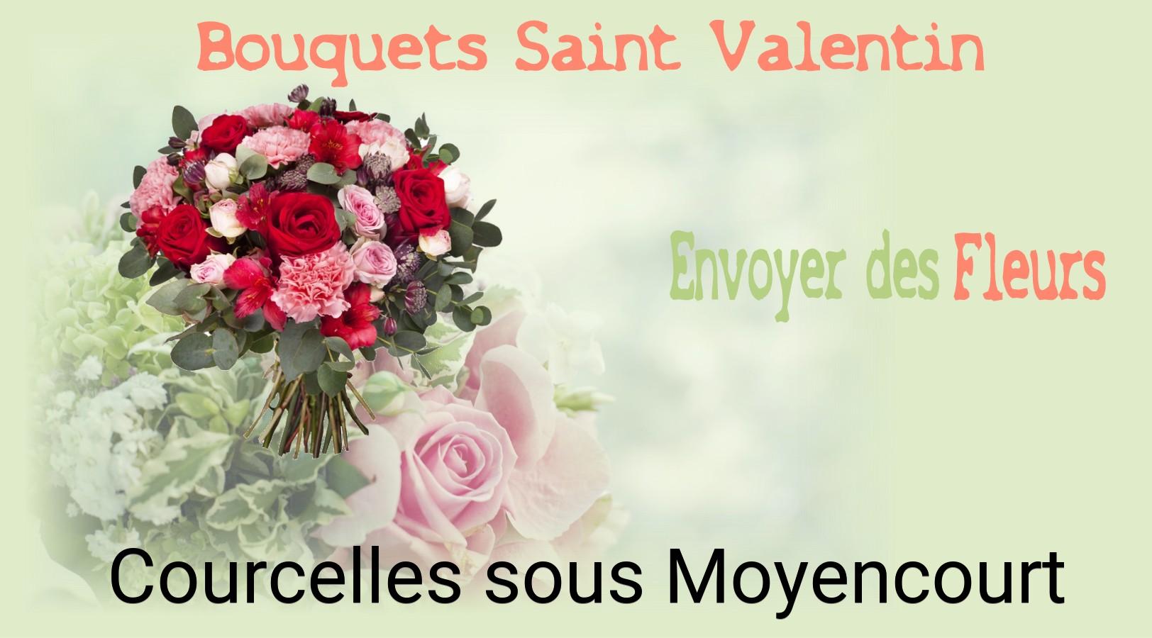 Roses de Saint-Valentin livrées à Courcelles-sous-Moyencourt